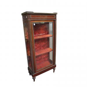 Vitrine Francesa Estilo Luís XVI em Mogno do Século XIX